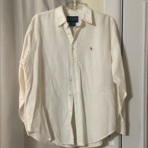 Vintage Ralph Lauren White Women's Top